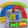 Alcrea® 35 Mollette. CLIP PER CALZINI in Lavatrice, Asciugatrice, molto comode da appendere smistare e da inserire nel cassetto. In 4 colori, plastica senza acciaio, con gancio per stendibiancheria