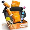 STONE REEF Kit Ceramica Fai da Te 17 pz, Argilla Autoindurente, Strumenti e Colori | Argilla autoindurente senza cottura - 17 pezzi con strumenti, 6 colori acrilici e vernici per iniziare subito
