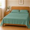 Homebliss Completo Letto 160x190+25 / 200x240 + 45x75 2PCS, Verde Salvia