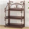 STCERY Armadietto Bagno, Organizer da Bagno Stretto, Scaffale per Cucina, Salvaspazio, Mobiletto Stretto con Telaio in Metallo, Scomparto Aperto, per Spazi Piccoli(Brown,65cm/25.6in)