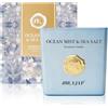 Airkeep Candela Profumata Ocean Mist & Sea Salt, 220 g Con Durata di Bruciatura Fino a 46 Ore, in Cera Naturale per la Casa, Perfetta Come Regalo per Uomini e Donne