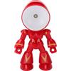 Sxhlseller Lampada da Scrivania Robot Magnetica |Luce Notturna a LED Senza Fili con Bracci Pieghevoli e Testa Rotante per lo Studio del Dormitorio (rosso)