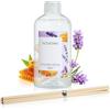DIUFJAG 250ml - Lavanda,Profumatore per Ambienti con 6 Bastoncini,Diffusore Profumo Ambiente Reed Diffuser Refill per Casa Bagno