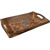 Diko.style - Vassoio sottovuoto in legno decorativo - stile orientale con Buddha decorativi, elefante fortunato e altro ancora a scegliere porta chaves -25 x 15 x 4 cm (albero della vita)
