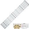 NXVASKEIP Striscia LED for Samsung UE32F4000AW UE32F5000AK UE32F5030AW UE32F5300AW UE32F5300AK TV Kit striscia di retroilluminazione LED 9 lampade lenti 5 bande Barra luminosa(1 set - 5 pcs)