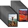 CENBEN MOPLA 20 cornici magnetiche autoadesive per foto, formato A4, cornici magnetiche autoadesive per poster, dipinti, foto, avvisi, certificati, poster (nero)