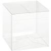 scotton spa 50 PZ Scatola trasparente pvc 5x5x5 cm portaconfetti
