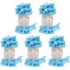 Alize Puffy, 5 gomitoli di lana da 100 g, 500 g, per lavoro a maglia senza ago Blu 287