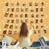 LURICO Luci Per Foto, Appendi Foto, 12M 120LED 52 Clip con 8 Modalità Impermeabile Tenda Luci LED con catena di luci telecomando USB per Natale, Camera da Letto, Giardino (Bianco Caldo)