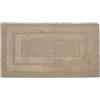 BIANCHERIAWEB Tappeto Casa Bagno Cotone Spugna Morbida Tinta Unita Antiscivolo Sirio Lino 55x130 Lino