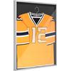 HOMCOM Frame Box T-Frame Telaio in alluminio per maglia porta acrilico fodera interna in feltro 70 x 90 cm Argento