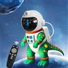 TABKSOLA Proiettore Galaxy con dinosauro astronauta, 8 modalità di luce, timer e telecomando, ideale per camera da letto, regalo perfetto per bambini e adulti (verde)