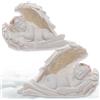 mtb more energy Angelo decorativo Sweet dreaming angels, set di 2 angeli custodi in miniatura, larghezza 6 cm, decorazione angelo bambino