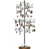 Emfogoo Albero per foto in metallo, 90 clip per cornici da 10 x 15 cm, 12 x 17 cm, da appendere e esporre biglietti regalo, versatile decorazione per la casa per collage