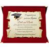ByClay Laboratory Targa Laurea NOME PERSONALIZZATO | Cofanetto con Pergamena | congratulazioni per Diploma di Laurea | Regalo con tocco per Dottorato e Master