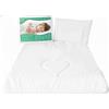 Baby Comfort Set Piumino e Cuscino Anti Allergia 150x120 cm per Lettino Culla Junior (12 mesi+)