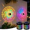 YOUYIKE Luci Solari da Giardino, Mandala Cambio Graduale di 7 Colori Luci Solari da Esterno, Lmpermeabile IP65 illuminazione Lanterne Sospese o da Appoggio per Gazebo Terrazze Decorazioni