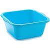 Acan Tradineur Secchio Vasca Multiuso in Plastica Prodotto e Utensile di Pulizia Quadrato Capacità 25 litri 45 x 45 cm Blu
