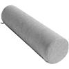 Yekuhe Cuscino Cilindrico Memory Foam Personalizzabile - Federa Rimovibile e Lavabile con Cerniera per Sostegno Cervicale(Grigio chiaro,50x10cm)