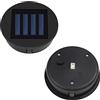 Diealles Shine Ricambi per Luci Solari, Diealles Shine Set di 2 Parti di Ricambio Lampada Solare, Impermeabile Pannello Solare di Ricambio, Lampade Solari di Ricambio con Lampadine a Led per Decorazione da Giardino