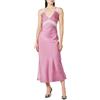 The Drop Valentina Abito Sottoveste da Donna con Bordo in Pizzo, Malva Mellow, S