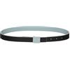Armani Exchange Cintura da donna Sustainable, reversibile, con logo Buckle Plate, Dark Reflection/Black, 72