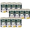Ponti, Olive Nere Snocciolate, Ideali da Aggiungere ad Insalate e Pizze, Ottimi anche come Antipasto, dal Sapore Ricco e dalla Consistenza Succosa, 100% Made in Italy, 12 vasi 400 g