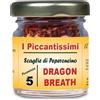 I Piccantissimi Dragon Breath Peperoncino Piccantissimo, Scaglie di Peperoncino in Vasetto, 13 Grammi, 2.400.000 SHU