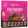 Generico PINK FIT ZER BISCUITS - box da 5 barrette ripieni alla nocciola - barrette da 25g e da 119 kcal ciascuna