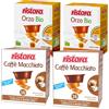 Generico Set 64 Capsule Ristora miste per macchine ad uso domestico compatibili con il sistema A Modo Mio* 32 caffè macchiato 32 orzo
