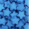 Ballon C'Art Caramel Marshmallow Assortiti (900gr/1kg) - Trecce, Palle, Fiori, Cuori, Stelle, Fiamme, Farfalle, Cupcake, Orsetti e Gelati - Decorazioni per Torte e Feste (Stelle blu, 900gr)