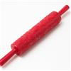 Graziano, Mattarello Fondente Rose 38x4.5cm - Plastica, Con Disegni Rilievo Floreali