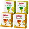Generico Set 128 Capsule Ristora miste per macchine ad uso domestico compatibili con il sistema A Modo Mio* 64 the al limone 64 orzo