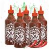 A-One Sriracha Salsa 5 x 500 ml extra affilata - Salsa al peperoncino super affilata - Confezione risparmio da 5 pezzi - Salse condimento e affinamento