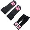 ZTVOWTO Cute Cat Paw Pad Coscia Alta Cosplay Calzini Con Guanti Rosa 3D Gattino Artiglio Guanti Lunghi Senza Dita per Ragazze Donne