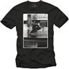 MAKAYA Maglietta Dj - Giradischi T-Shirt Nera Hip Hop S