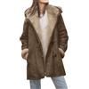 Generico cappotto donna con cappuccio Piumino Donna Invernale Lungo Cappotto Parka Invernale Curvy Giubbotto Imbottito Giacca Termica Trench Corto Cappotti piumino nero
