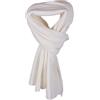 Love Cashmere Sciarpa Avvolgente da Donna in 100% Cashmere (Women's Cashmere Wrap Scarf) -Bianco - Realizzato a mano ad in Scozia