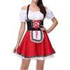 Generico Abito Donna Baviera Tedesca Tradizionale Costume Bavarese per la Festa di Carnevale dell'Oktoberfest di Ottobre Set Dirndl Costume German Festival Uniforme da Travestimento di Halloween Comfort
