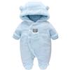WYTbaby Tuta invernale da neve per neonati, in pile, per ragazze e ragazzi, 0-12 m