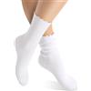 alber's BIO COMFORT - 5 Paia Calzini Donna Cotone Bio, Bianco, 36-41