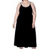 Tycoonest Camicia da notte da donna senza maniche, abbigliamento da notte taglie forti, camicia da notte loungewear in jersey morbido e comodo abbigliamento estivo