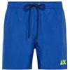 SUN68 Costume Uomo H33108 Blu Swim Pant Wth Logo Fluo H33108 XXL