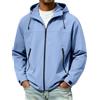 DUHGBNE Giacca Leggera Giacca Primaverile Uomo Giubbino Primaverile Uomo Giubbotto Leggero Lunga Maniche con Zip Sportiva e Tasche a Vento