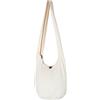 PANASIAM Borsa a Tracolla Donna & Uomo - Borsa a Spalla Grande e Leggera | Borsa a tracolla unisex, 2 misure, chiusura con zip, tasca interna, robusto tessuto di canapa, resistente & facile da pulire