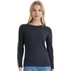 Merino Protect 100% Merino Base Layer Donna Intimo Termico Morbido Maglia Intima Maniche Lunghe per Viaggi attività Sportive