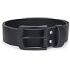Frentree Cintura in vera pelle 100% Made in Germany, larghezza 38 mm, da uomo, colore nero