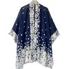 Getitsoon Kimono da donna in chiffon bohémien, cardigan, copricostume, scialle, blusa per costumi da bagno