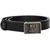 Pinko Ondina 1 Belt H3 Vit. Seta, Cintura Donna, Z99q_nero-antique Gold, S