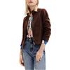 Desigual Chaq_las Vegas, 6000 Brown, CAPPOTTO PU Donna